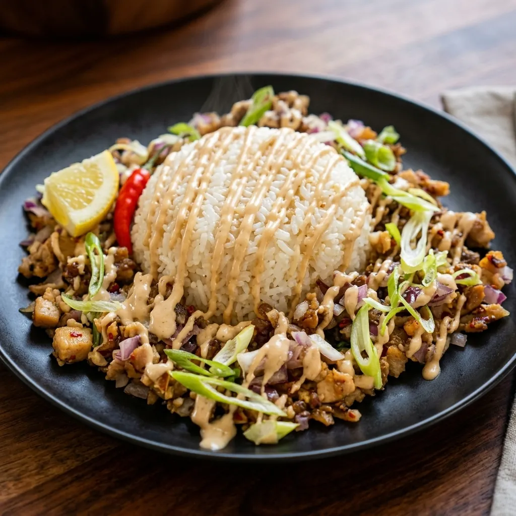 Filipino-style sisig at Jeepney Portage La Prairie, MB